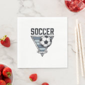 Serviette En Papier Conception de chemise de badge de triangle de ball (En situation)