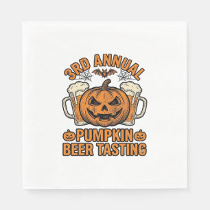 Serviette En Papier Conception de chemise Halloween vintage de dégusta