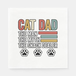 Serviette En Papier Conception de chemise pour vendeur de snacks drôle