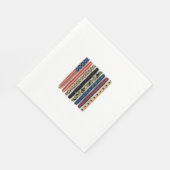 Serviette En Papier Conception de chemise rayée camouflage léopard pat (Coin)