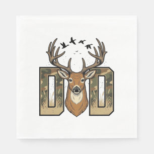 Serviette En Papier Conception de chemise vectorielle Buck Camo pour l