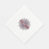 Serviette En Papier Conception de chemise vectorielle de feu d'artific (Coin)