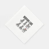 Serviette En Papier Conception de chemise vectorielle de jeu de mots m (Coin)