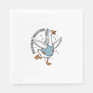 Serviette En Papier Conception de chemise vectorielle vintage Silly Go