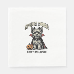 Serviette En Papier Conception de chemise vintage de chien de Hallowee