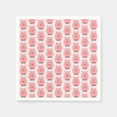 Serviette En Papier Conception de cochon (Devant)