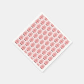 Serviette En Papier Conception de cochon (Coin)