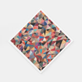 Serviette En Papier Conception de courtepointe folle (Coin)