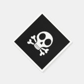 Serviette En Papier Conception de crâne de pirate (Coin)