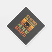 Serviette En Papier Conception de crâne effrayant Halloween rétro_1 (Coin)
