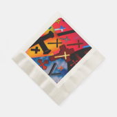Serviette En Papier conception de croix chrétienne pour les églises, é (Coin)