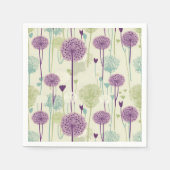 Serviette En Papier Conception de Dandelion été (Devant)