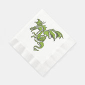 Serviette En Papier Conception de dragon volant (Coin)