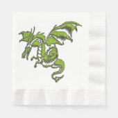 Serviette En Papier Conception de dragon volant (Devant)