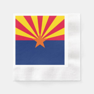 Serviette En Papier Conception de drapeau d'état de l'Arizona