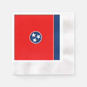 Serviette En Papier Conception de drapeau d'état du Tennessee