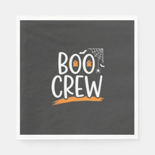 Serviette En Papier Conception de fantôme Halloween Boo Crew_1