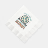 Serviette En Papier Conception de football drôle (Coin)
