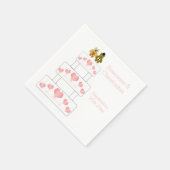 Serviette En Papier Conception de gâteau de mariage Mariage (Coin)