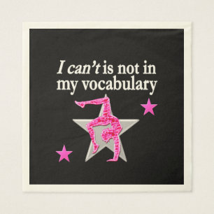 SERVIETTE EN PAPIER CONCEPTION DE GYMNASTIQUES INSPIRATIONNELLES
