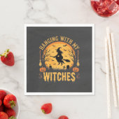 Serviette En Papier Conception de Halloween pour traîner avec mes sorc (En situation)