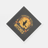 Serviette En Papier Conception de Halloween pour traîner avec mes sorc (Coin)