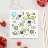 Serviette En Papier Conception de l'espace déjeuner Papier Naples (En situation)