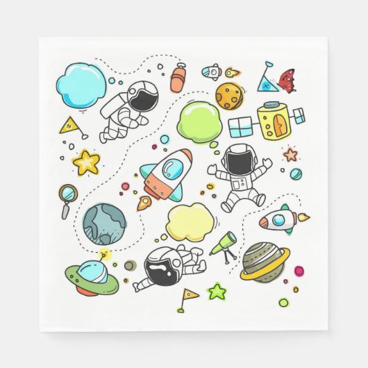 Serviette En Papier Conception de l'espace déjeuner Papier Naples (Devant)