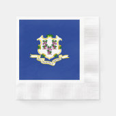 Serviette En Papier Conception de l'indicateur d'état Connecticut (Devant)