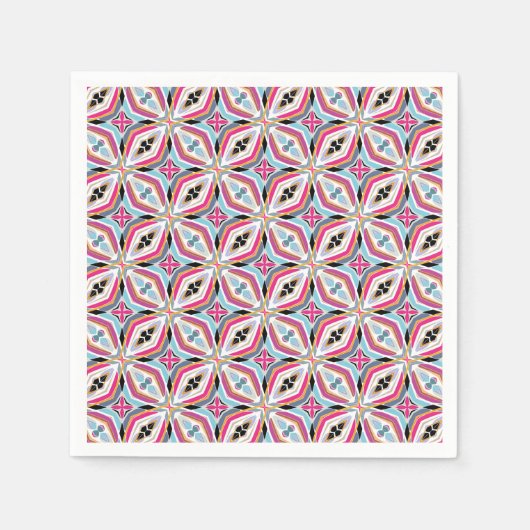 Serviette En Papier Conception de motif unique (Devant)