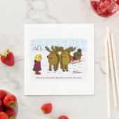 Serviette En Papier Conception de Noël 12 (En situation)