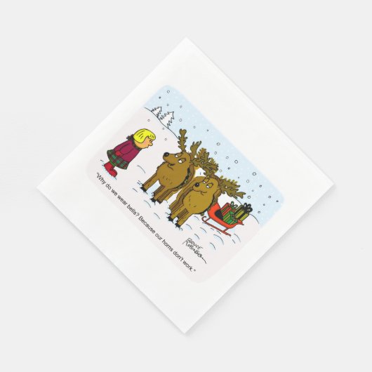 Serviette En Papier Conception de Noël 12 (Coin)