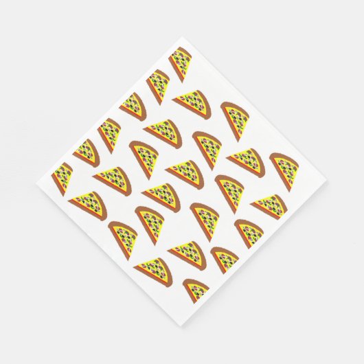 Serviette En Papier Conception de pizza (Coin)