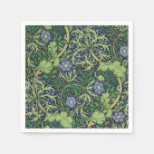 Serviette En Papier Conception de style Art nouveau de William Morris (Devant)