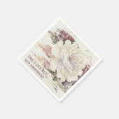 Serviette En Papier Conception de tapisserie abstraite vintage (Coin)