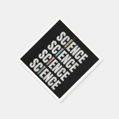 Serviette En Papier Conception de texte scientifique (Coin)