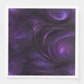 Serviette En Papier Conception de torsion violette foncée (Devant)