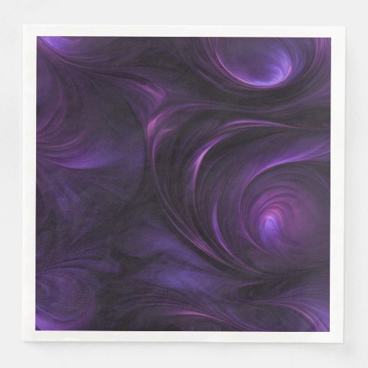 Serviette En Papier Conception de torsion violette foncée (Devant)