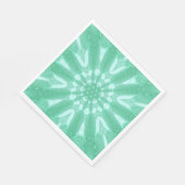 Serviette En Papier Conception de Tulle Faux Vert Mint (Coin)