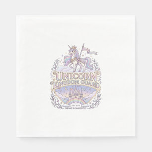 Serviette En Papier Conception de vecteur de cadeau de licorne Wanderl