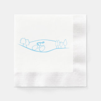 Serviette En Papier Conception de vélo Napkin