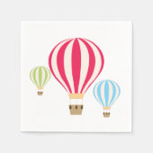 Serviette En Papier Conception des ballons à air chaud (Devant)