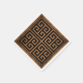 Serviette En Papier Conception des Motifs clés grecs (Coin)