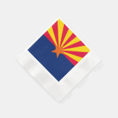 Serviette En Papier Conception du drapeau de l'État de l'Arizona (Coin)