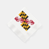 Serviette En Papier Conception du drapeau de l'État du Maryland (Coin)
