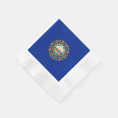 Serviette En Papier Conception du drapeau d'état du New Hampshire (Coin)