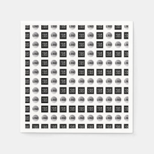 Serviette En Papier Conception du Motif du logo géométrique 2