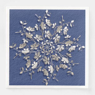 Serviette En Papier conception florale