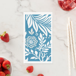 Serviette En Papier Conception Florale 20