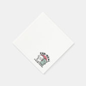 Serviette En Papier Conception "Fur-Real Friends Forever" (Coin)